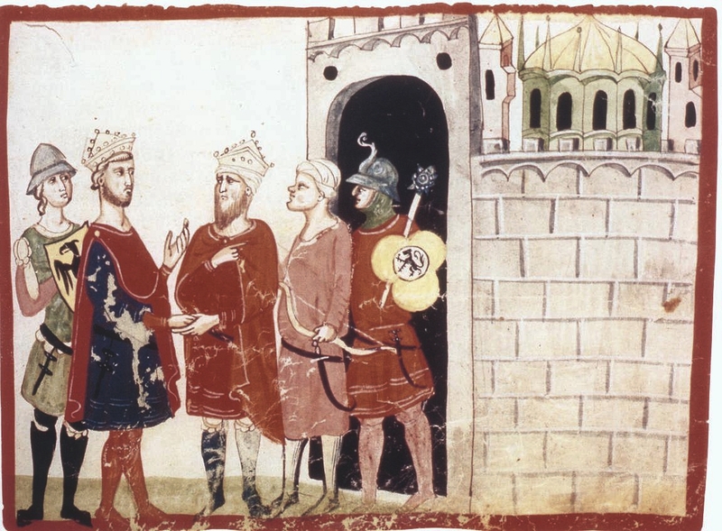 Bestand:Friedrich II. mit Sultan al-Kamil.jpg