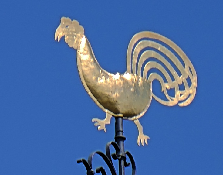 Bestand:St. Paulin Trier, Wetterhahn H1.jpg