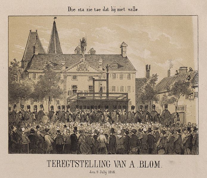 Bestand:Terechtstelling van A. Blom (1856).jpg