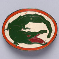 Mouwembleem - 1 - 5 Regiment Infanterie - de "Krokodillen", "Boeajas"