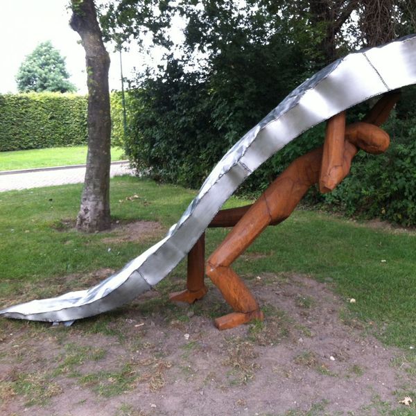 Watersnoodmonument, hoek Kartuizerstraat / Sandoel