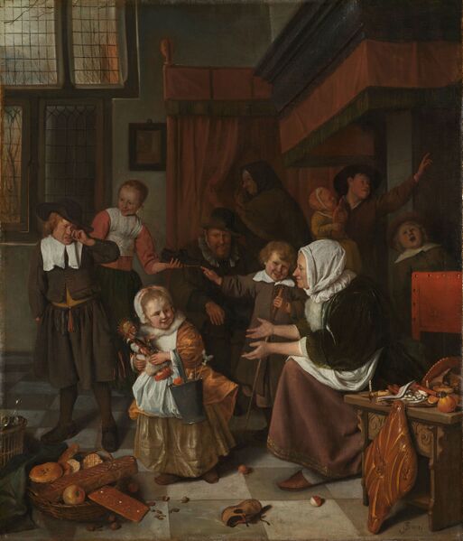 Bestand:Het Sint-Nicolaasfeest Rijksmuseum SK-A-385.jpg