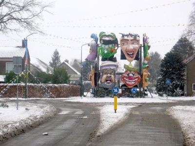 Deze creatie werd erg gewaardeerd in de regio tijdens afgelopen carnaval.