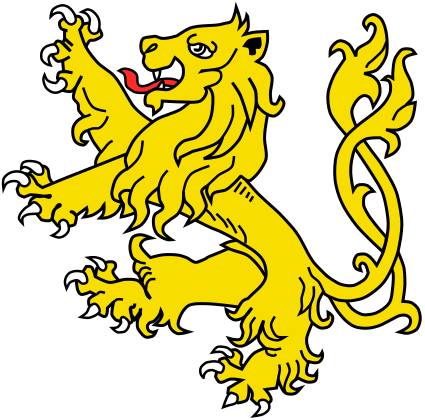 Bestand:Lion Rampant queue saltire (reverse).svg