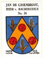 Jan de Casembroot – Heer van Backerzeele