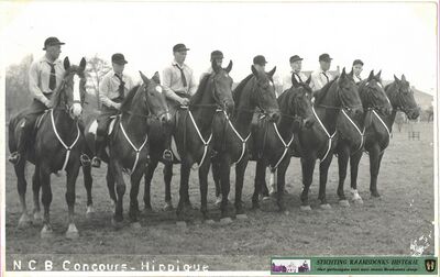 Rij en menvereniging Juliana Raamsdonk (Foto 15 april 1956 in Alphen)