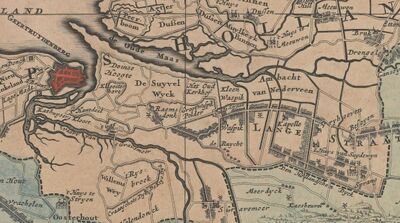 Fragment van kaart Raamsdonk en nog 6 dorpen