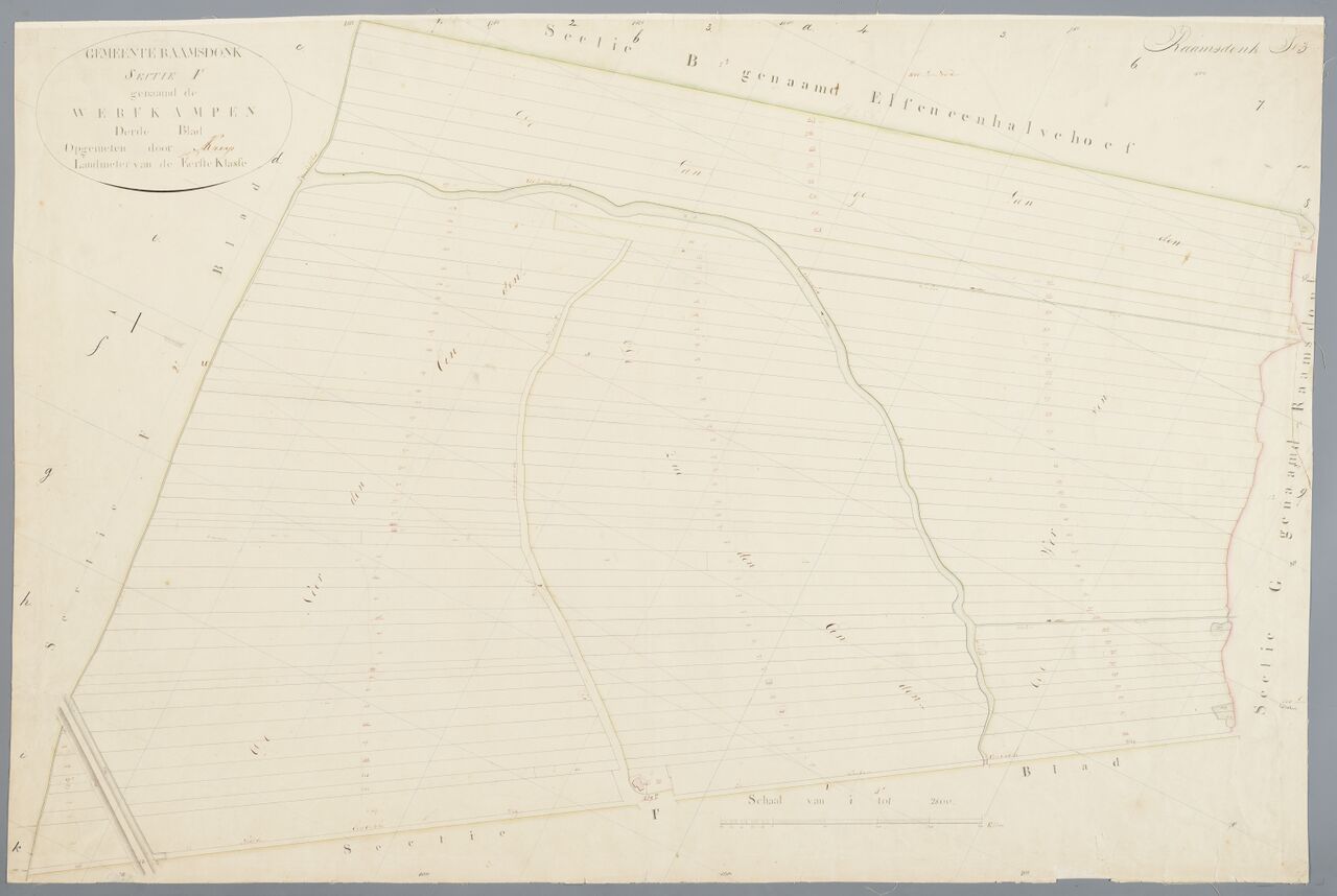 Minuutplan Raamsdonk Sectie F Blad 3