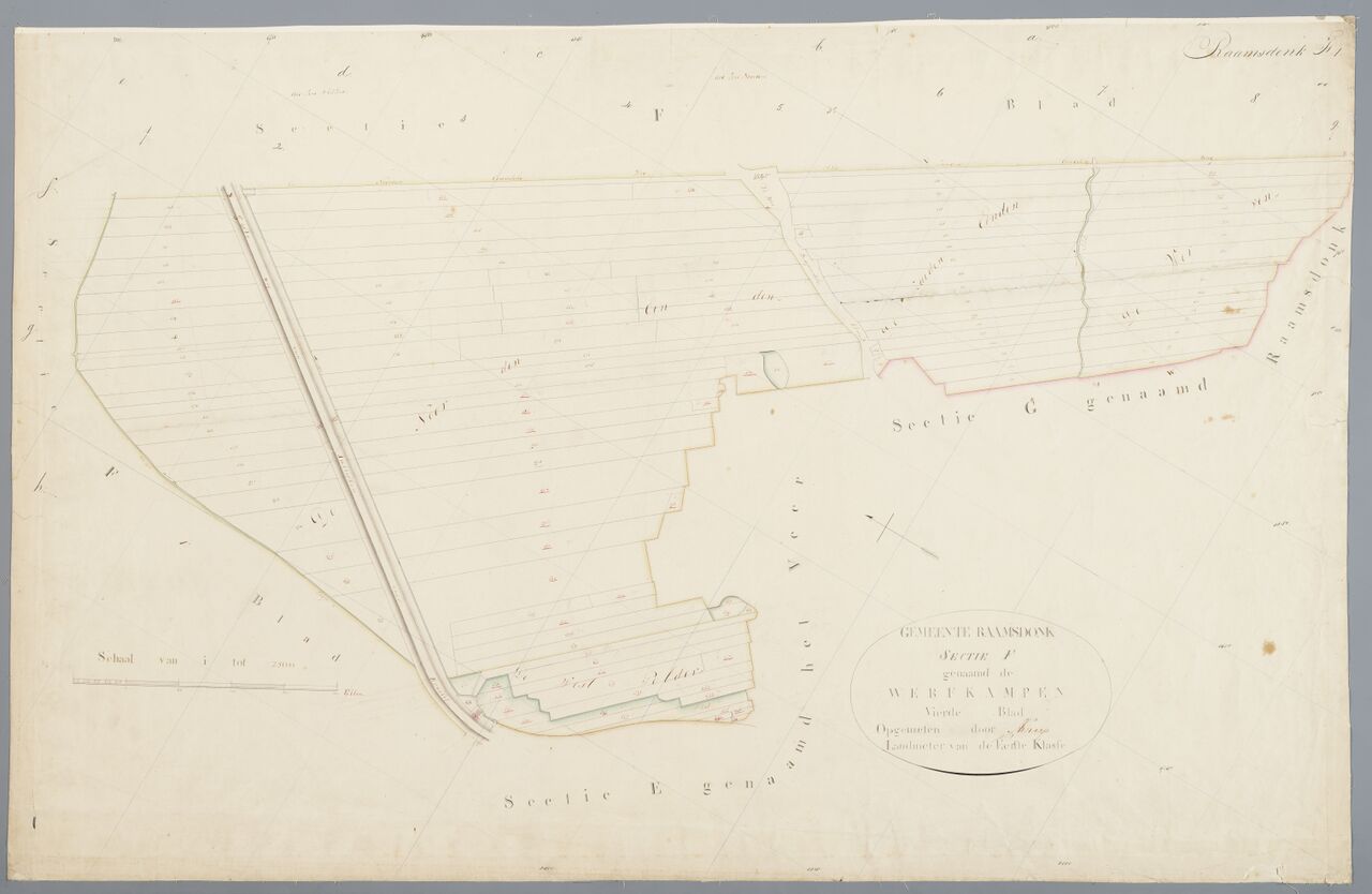 Minuutplan Raamsdonk Sectie F Blad 4