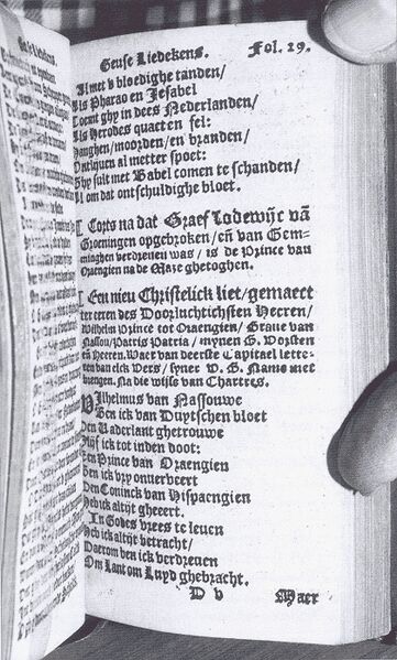 Bestand:Oudst-overgeleverde-Wilhelmus.jpg