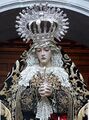 Een Spaanse Dolorosa, typisch met de tranen uit kristal, Granada